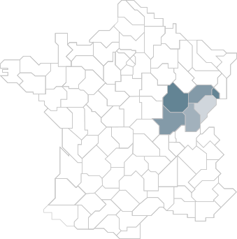 Carte du secteur d'intervention
